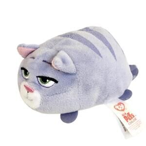 Ty Teeny Tys The Secret Life of Pets Chloe Cat Plush Stuffed Animal 4" Purple